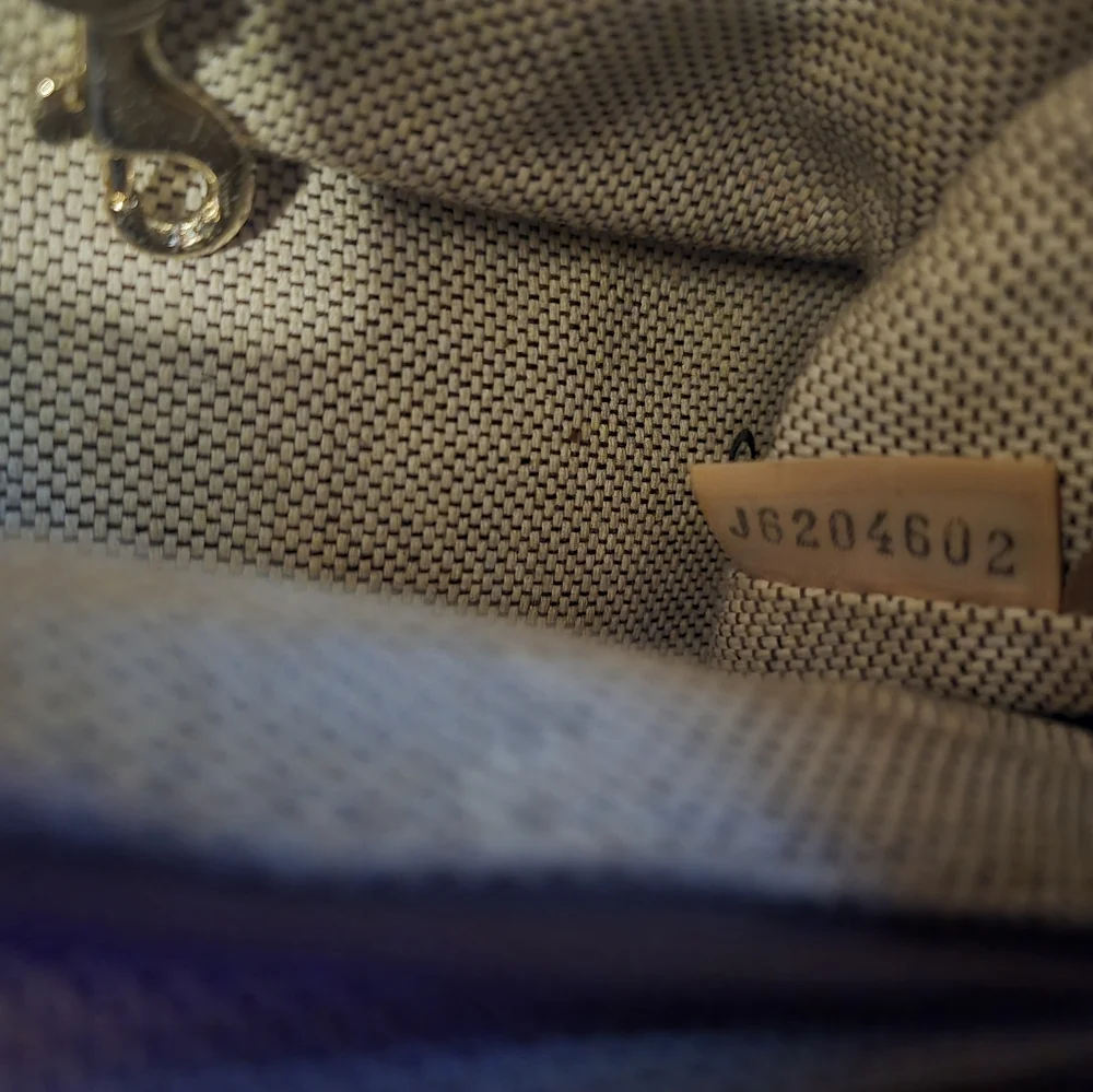 Dooney & Bourke Double Pocket w/ Locks Leather / Signature Canvas Satchel Purse - Picture 10 of 10
